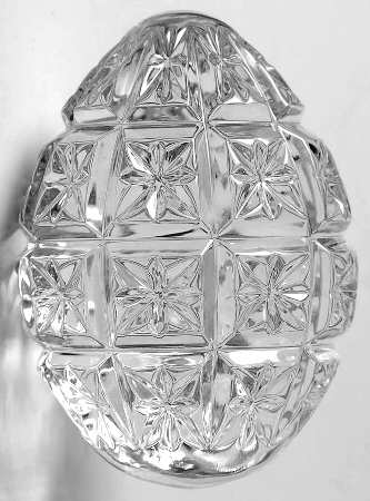 Annual Egg (Sterling or Silverplate Base) 2001-Crystal Egg Only - No Box