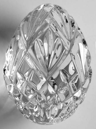 Annual Egg (Sterling or Silverplate Base) 1994-Crystal Egg Only - No Box
