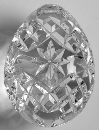 Annual Egg (Sterling or Silverplate Base) 1991-Crystal Egg Only - No Box 2*