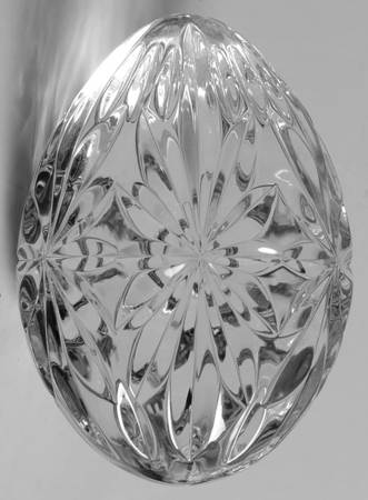 Annual Egg (Sterling or Silverplate Base) 1995-Crystal Egg Only - No Box
