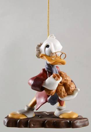 Mickey's Christmas Carol Ornaments Bah Humbug-Scrooge McDuck - Boxed