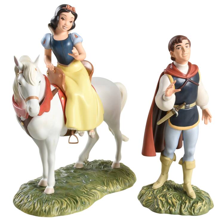 Snow White & the Seven Dwarfs Away To His Castle & Forever-Set Of 2 - Boxed