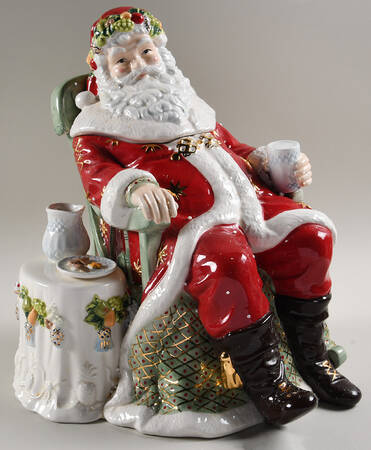 Holiday Heirloom Cookie Jars St Nicholas - Boxed
