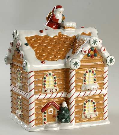 Holiday Heirloom Cookie Jars Gingerbread House Cookie Jar - Boxed