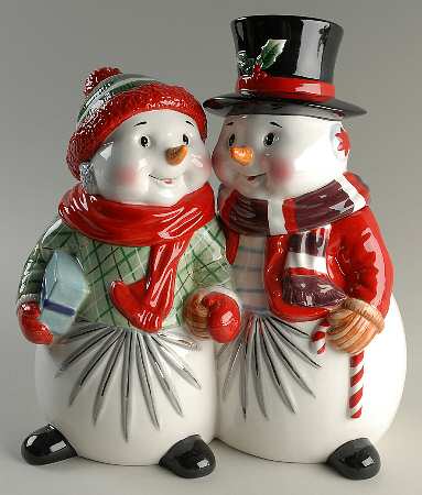 Holiday Heirloom Cookie Jars Wonderland Walk Double - Boxed