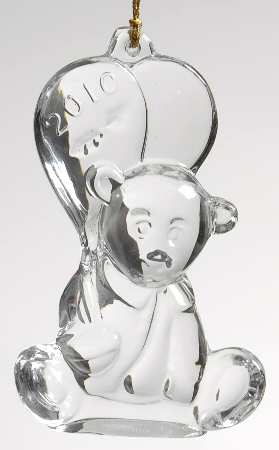 Marquis Baby's First Christmas Bear With Balloons - Boxed