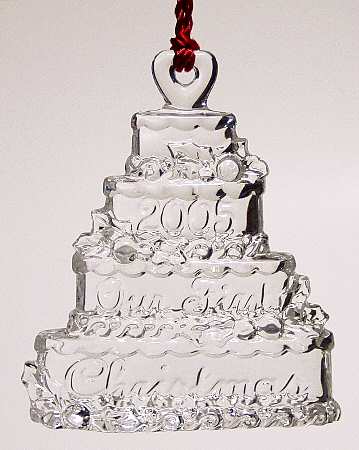 Marquis Our First Christmas Wedding Cake - Boxed