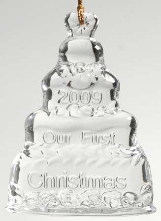 Marquis Our First Christmas Wedding Cake - Boxed