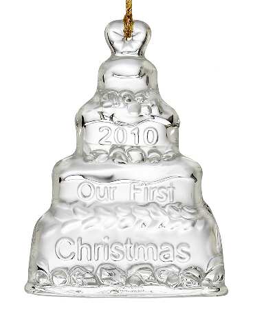 Marquis Our First Christmas Wedding Cake - Boxed