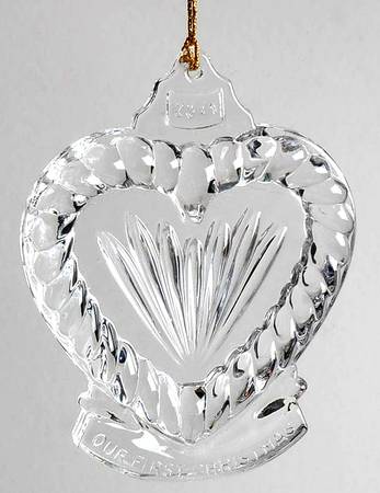 Marquis Our First Christmas Heart  - Boxed