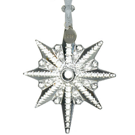 Crystal Star Ornament Snow Star-2019 - Boxed