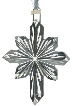 Crystal Star Ornament Star - Boxed
