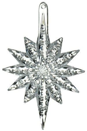 Crystal Star Ornament Snow Star-2013 - Boxed