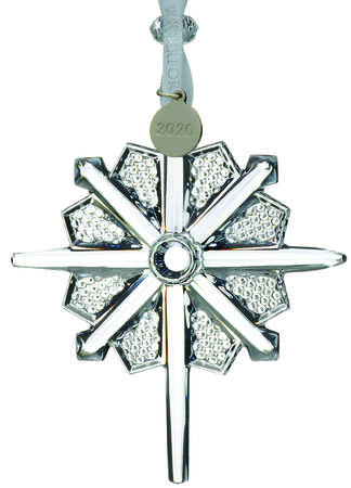 Crystal Star Ornament Snow Star-2020 - Boxed