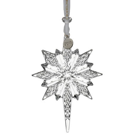 Crystal Star Ornament Snow Star-2018 - Boxed