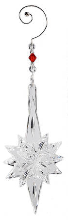 Crystal Star Ornament Snow Star-2006 - Boxed