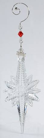 Crystal Star Ornament Snow Star-2011 - Boxed