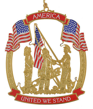 Charity Ornaments United We Stand-Firefighter - Boxed