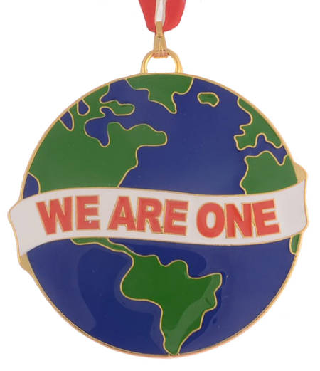 Wallace Christmas Ornament We Are One - With Box