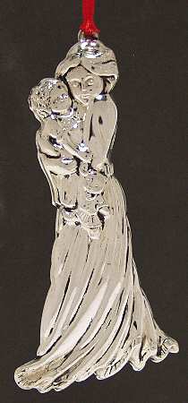 Wallace Christmas Ornament Mother And Child-Puff - Boxed