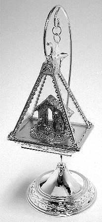 Wallace Silver Giftware Nativity Scene Ornament - Boxed