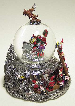 Wallace Silver Giftware Santas Workshop-Santa Claus Coming Town - Boxed