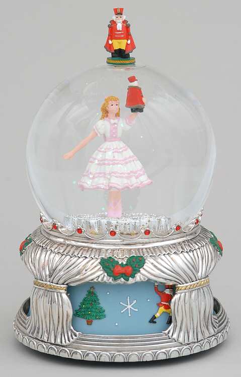 Wallace Silver Giftware Nutcracker Waterglobe-Nutcracker Suite - Boxed
