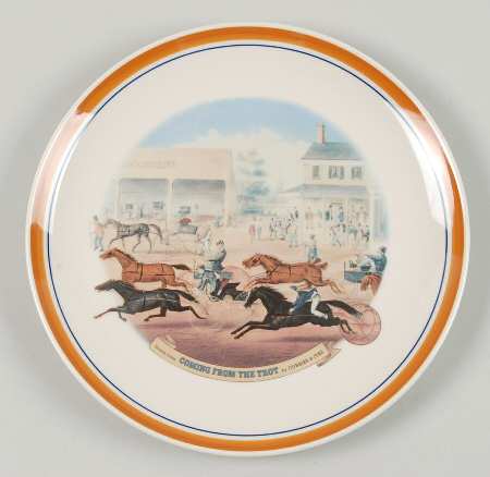 Currier & Ives Coming From The Trot - With Box