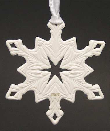 Jasperware Snowflake 2001 Annual - Boxed