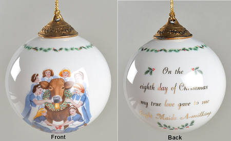 Twelve Days of Christmas-Ball 8 Maids A Milking - Boxed