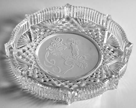 Waterford Plates Holiday Tray-Bells - Boxed