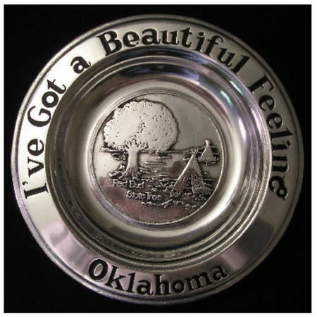 Wilton Armetale Plates Oklahoma-I'Ve Got A Beautiful Feeling - Boxed