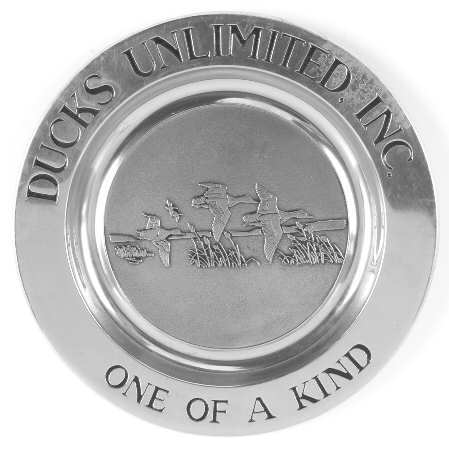 Wilton Armetale Plates Ducks Unlimited - Boxed