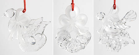 Marquis Twelve Days of Christmas Set Of 3-Calling Birds,Rings, Geese - Boxed