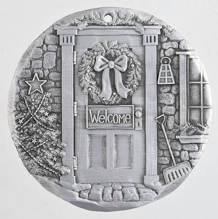 Annual Aluminum Ornament Home For The Holidays - Boxed