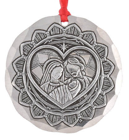 Annual Aluminum Ornament Heart Of Christmas - Boxed