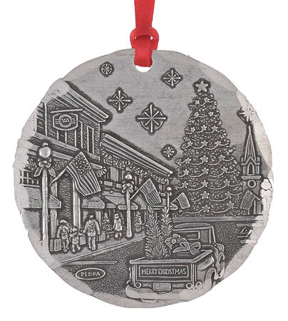 Annual Aluminum Ornament An American Christmas - With Box