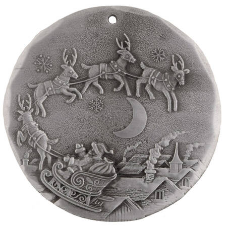Annual Aluminum Ornament Midnight Flight - Boxed