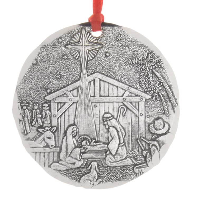 Annual Aluminum Ornament O Holy Night - Boxed