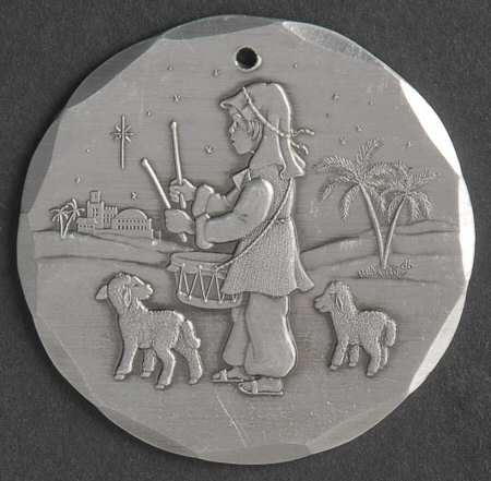 Annual Aluminum Ornament Little Drummer Boy - Boxed