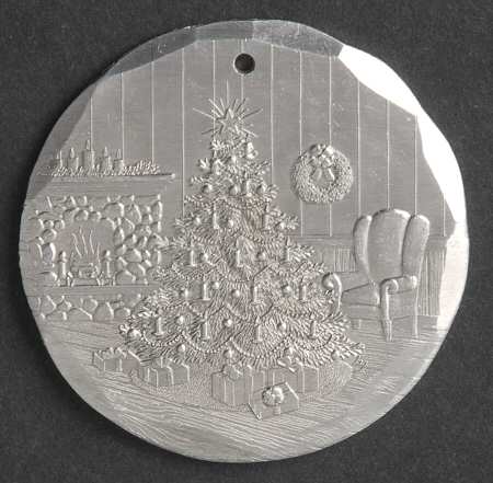 Annual Aluminum Ornament Christmas Tree - Boxed