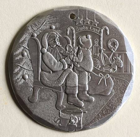 Annual Aluminum Ornament Secrets For Santa - Boxed