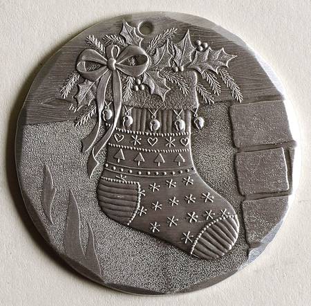 Annual Aluminum Ornament By The Chimney - Boxed