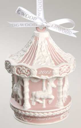 Baby's First Christmas Baby's First Carousel-Pink - No Box by Wedgwood