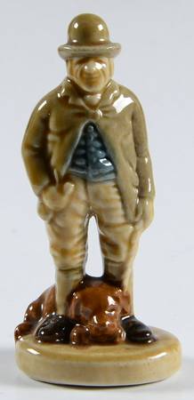 Wade Whimsies Man & Dog - No Box
