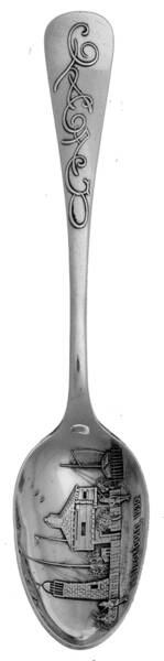 Sterling Souvenir Spoons Chicago/Dearborn 1830 - No Box