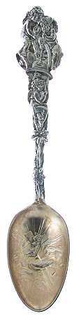 Sterling Souvenir Spoons Easter Spoon - No Box