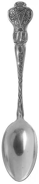 Sterling Souvenir Spoons Order Of The Eastern Star - No Box