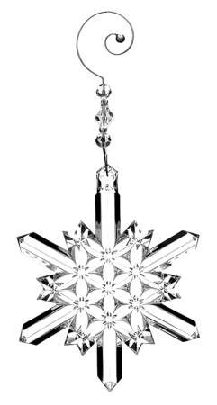 Snow Crystals Annual Ornament 2004 Snow Crystals - No Box