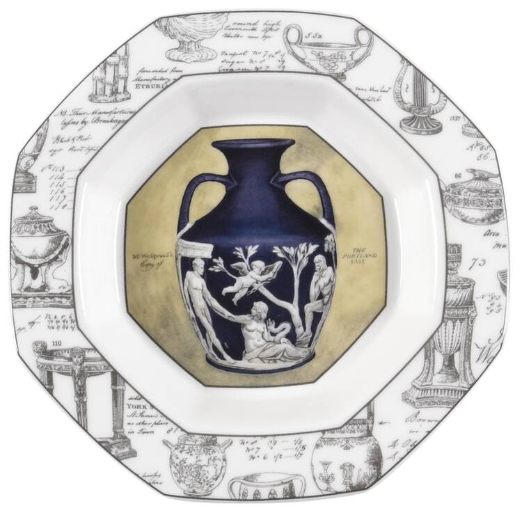 Wedgwood Giftware Portland Vase Octagonal Tray - Boxed